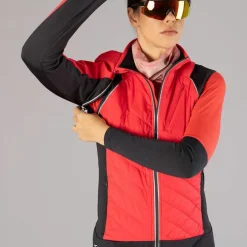 Hybride Damenjacke mit abnehmbaren ärmeln><noscript><img width=