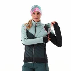 Hybride Damenjacke mit abnehmbaren ärmeln><noscript><img width=
