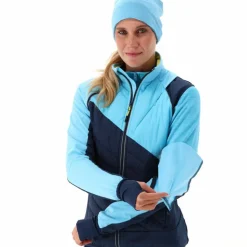 Hybride Damenjacke mit abnehmbaren ärmeln><noscript><img width=