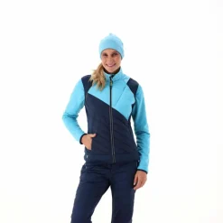 Hybride Damenjacke mit abnehmbaren ärmeln><noscript><img width=