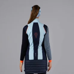 Hybride Damenjacke mit abnehmbaren ärmeln><noscript><img width=