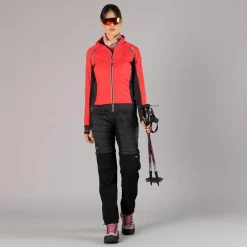 Hybride Damenjacke mit abnehmbaren ärmeln><noscript><img width=