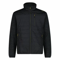 Hybrid-Fleecejacke für Herren aus Knit Tech Melange><noscript><img width=