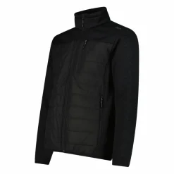Hybrid-Fleecejacke für Herren aus Knit Tech Melange><noscript><img width=
