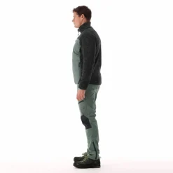 Hybrid-Fleecejacke für Herren aus Knit Tech Melange><noscript><img width=