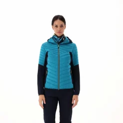Hybridjacke Unlimitech mit Kapuze für Damen><noscript><img width=