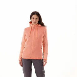 Jacke aus Knit Tech mit Kapuze für Damen><noscript><img width=