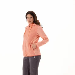 Jacke aus Knit Tech mit Kapuze für Damen><noscript><img width=