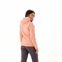 Jacke aus Knit Tech mit Kapuze für Damen><noscript><img width=