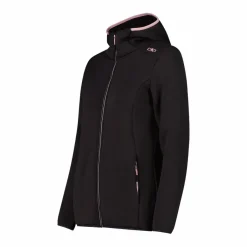 Jacke aus Kunstfell Stretch Performance für Damen mit Kapuze><noscript><img width=