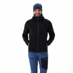 Jacke aus Kunstfell Stretch Performance für Herren mit Kapuze><noscript><img width=