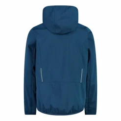 Jungen Jacke aus leichtem Softshell, mit Fix Hood><noscript><img width=