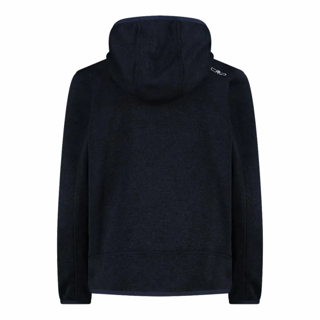 Jungen schweres Fleecejacke Knit-Tech in melierter Optik mit Kapuze>CMP Best