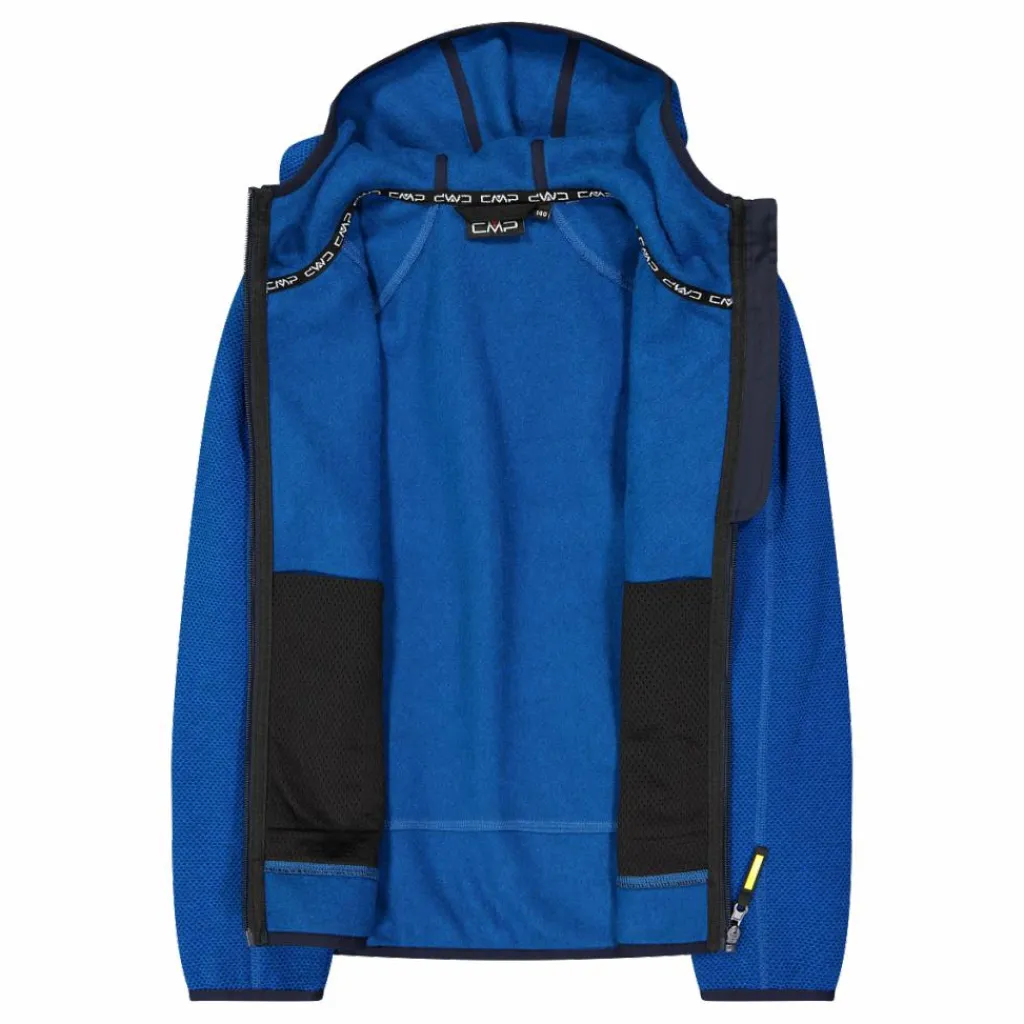 Jungen schweres Fleecejacke Knit-Tech in melierter Optik mit Kapuze>CMP Best
