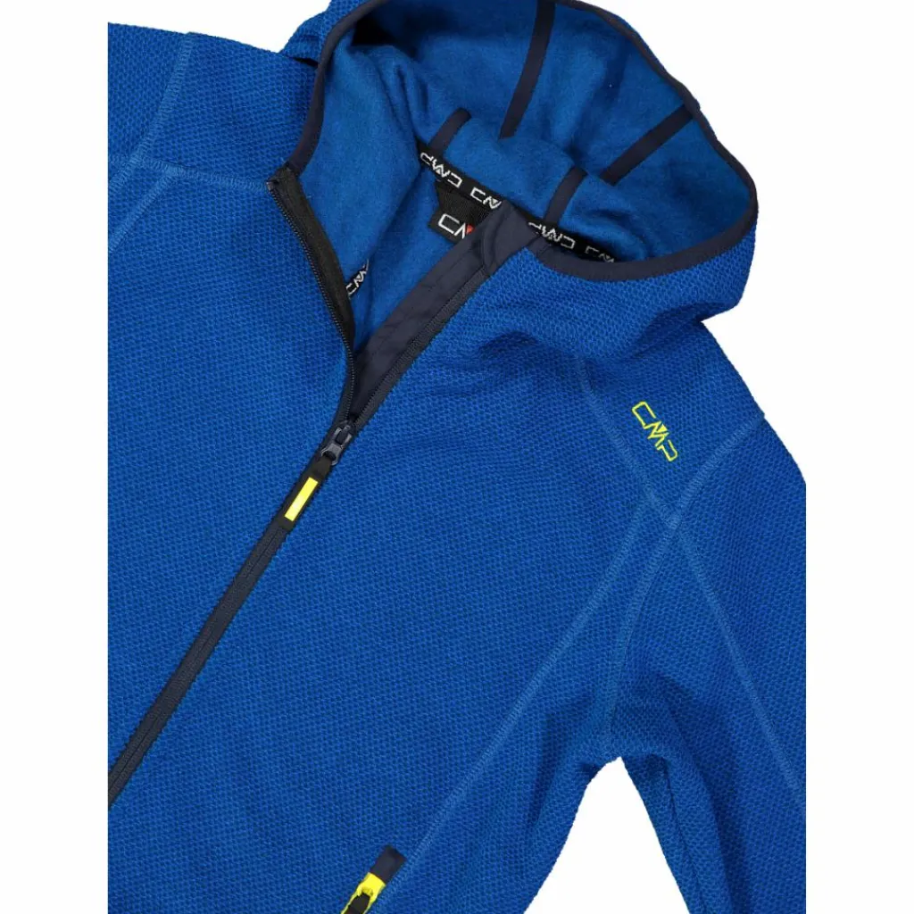 Jungen schweres Fleecejacke Knit-Tech in melierter Optik mit Kapuze>CMP Best