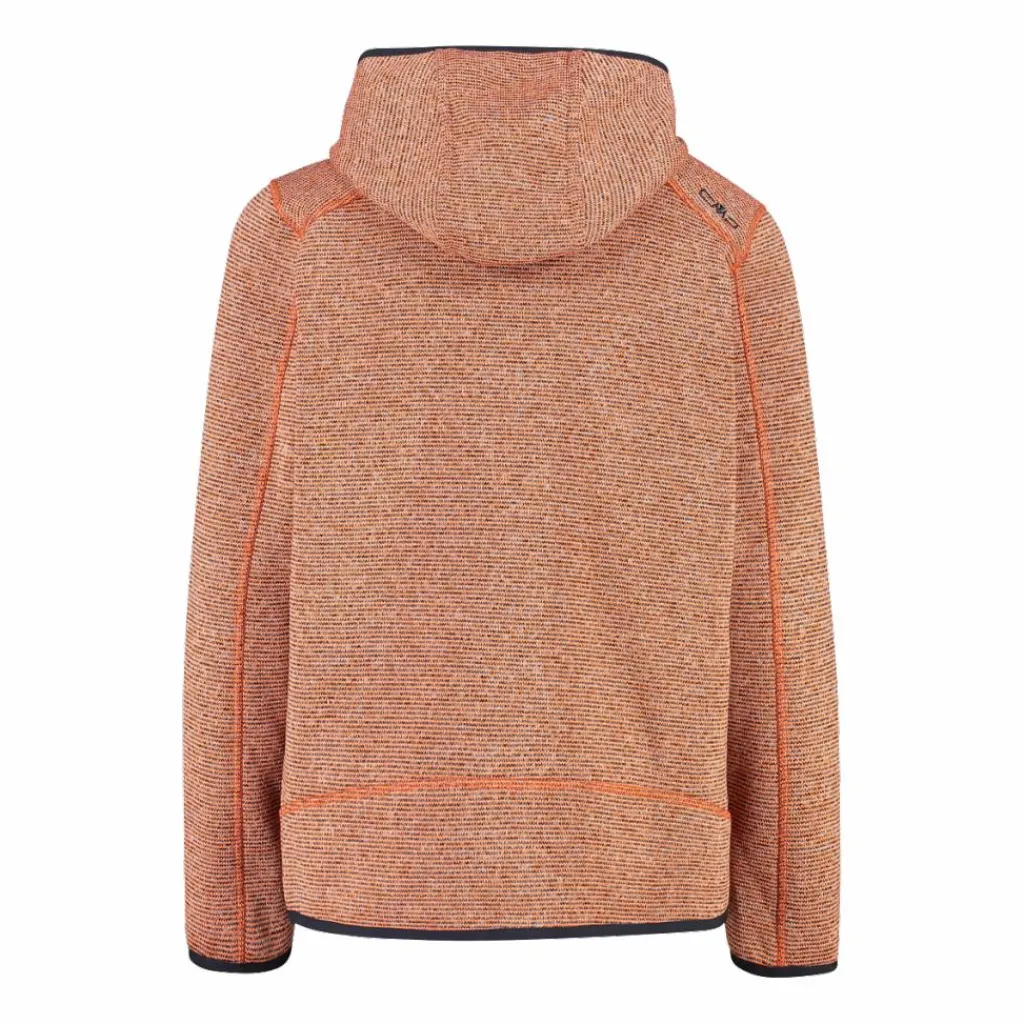 Jungen schweres Fleecejacke Knit-Tech in melierter Optik mit Kapuze>CMP Best