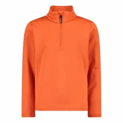 Jungen Stretch Performance Stehkragenshirt mit kurzem Reißverschluss><noscript><img width=