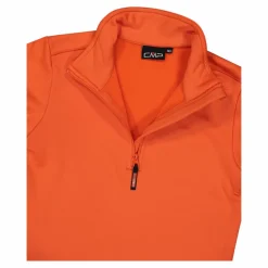 Jungen Stretch Performance Stehkragenshirt mit kurzem Reißverschluss><noscript><img width=