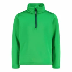 Jungen Stretch Performance Stehkragenshirt mit kurzem Reißverschluss><noscript><img width=