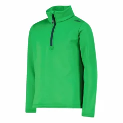 Jungen Stretch Performance Stehkragenshirt mit kurzem Reißverschluss><noscript><img width=