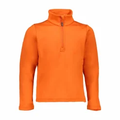 Jungen Stretch Performance Stehkragenshirt mit kurzem Reißverschluss><noscript><img width=