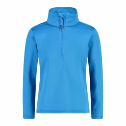 Jungen Stretch Performance Stehkragenshirt mit kurzem Reißverschluss><noscript><img width=