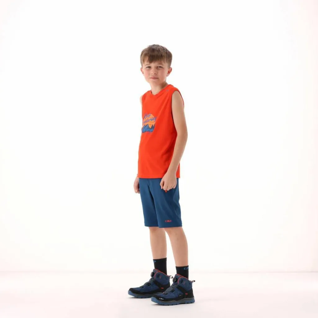 Jungen Tanktop mit Adventure-Muster>CMP Clearance