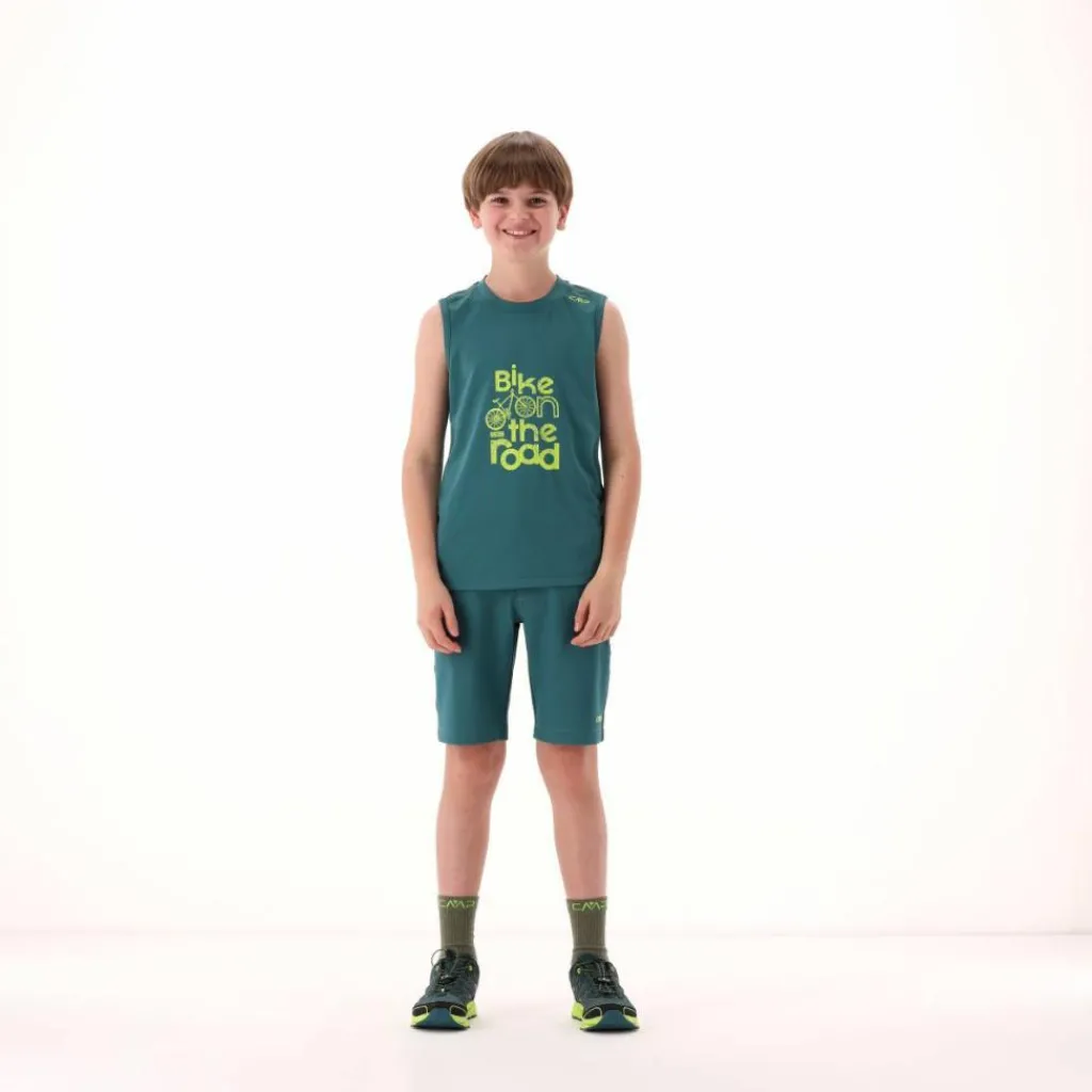 Jungen Tanktop mit Adventure-Muster>CMP Clearance