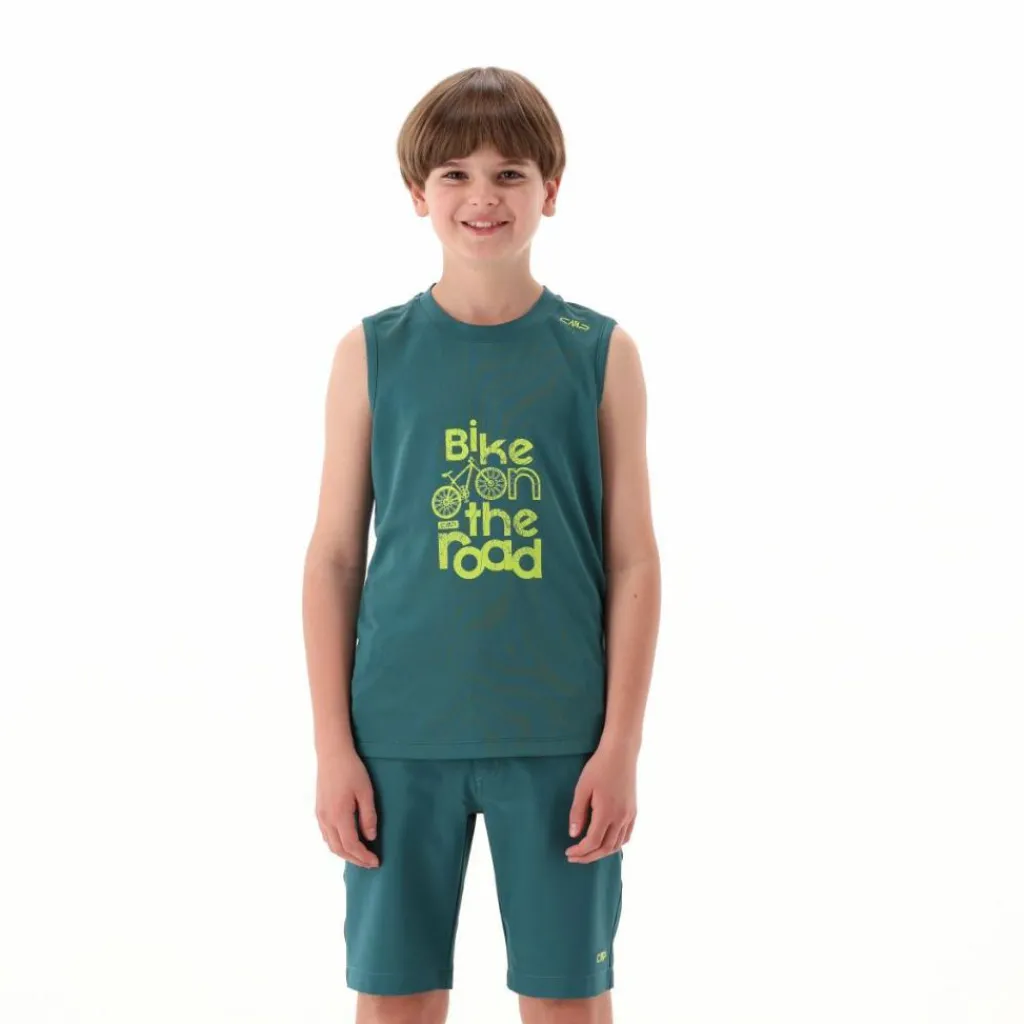 Jungen Tanktop mit Adventure-Muster>CMP Clearance