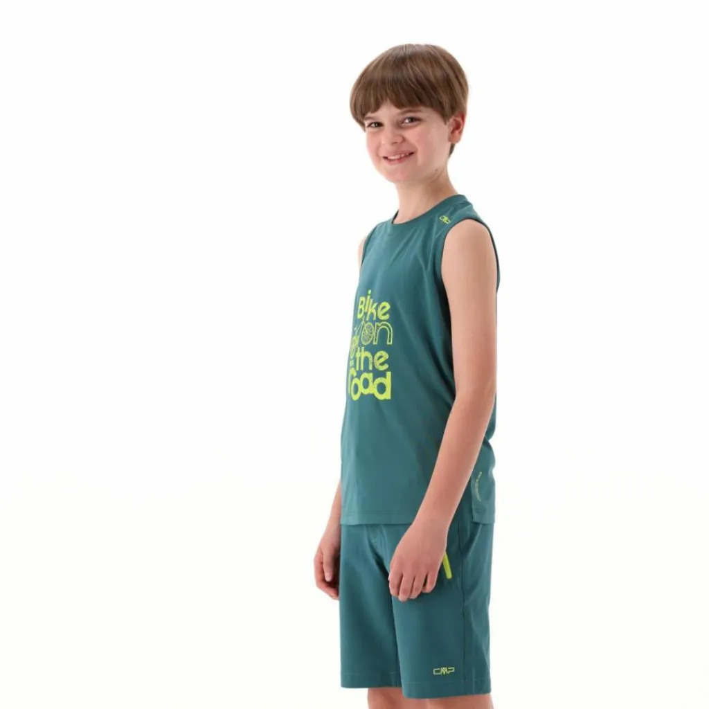 Jungen Tanktop mit Adventure-Muster>CMP Clearance