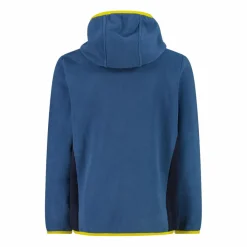 Jungen-Fleecejacke mit Kapuze und durchgehendem Reißverschluss und Color Block><noscript><img width=