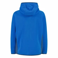 Jungen-Fleecejacke mit Kapuze und durchgehendem Reißverschluss und Color Block><noscript><img width=