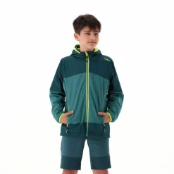Jungen-Shell aus zweifarbigem Ripstop><noscript><img width=