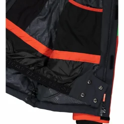 Jungen-Skijacke aus Twill mit fester Kapuze><noscript><img width=