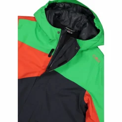 Jungen-Skijacke aus Twill mit fester Kapuze><noscript><img width=