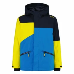 Jungen-Skijacke aus Twill mit fester Kapuze><noscript><img width=