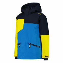 Jungen-Skijacke aus Twill mit fester Kapuze><noscript><img width=