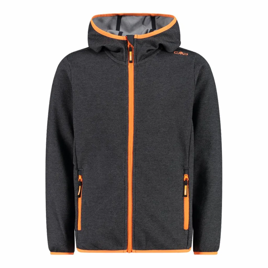 Jungen-Sweatshirt mit Kapuze aus Knit Tech Fleece>CMP Hot