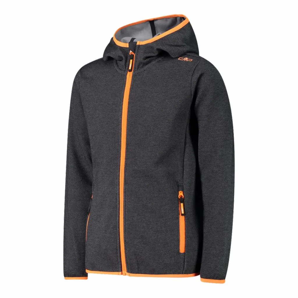 Jungen-Sweatshirt mit Kapuze aus Knit Tech Fleece>CMP Hot