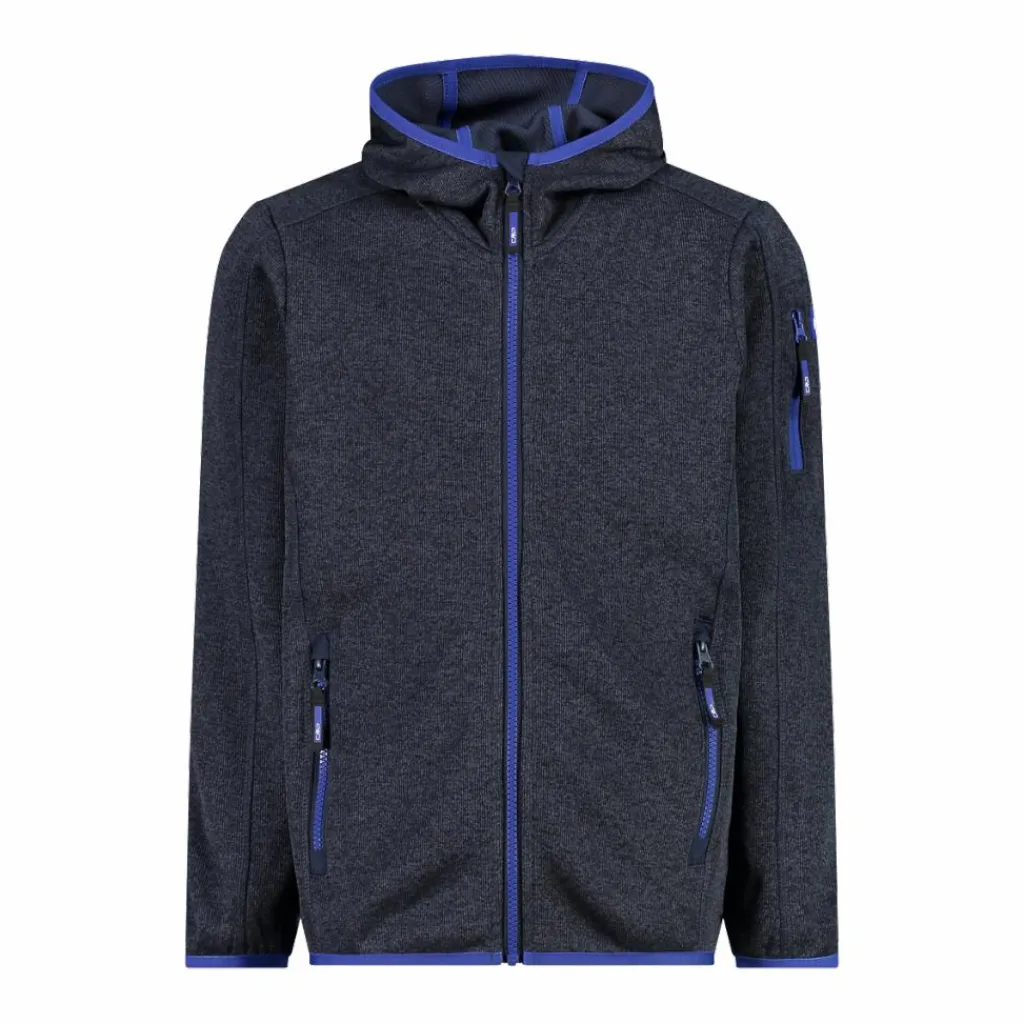 Jungen-Sweatshirt mit Kapuze aus Knit Tech Fleece>CMP Discount