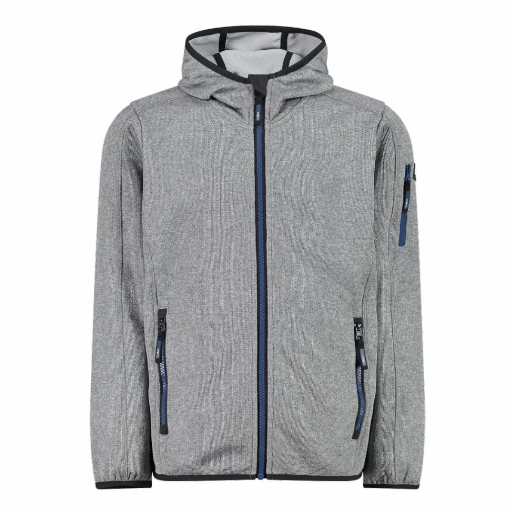 Jungen-Sweatshirt mit Kapuze aus Knit Tech Fleece>CMP Discount
