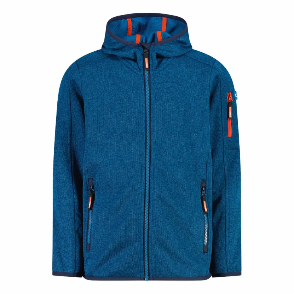 Jungen-Sweatshirt mit Kapuze aus Knit Tech Fleece>CMP Discount