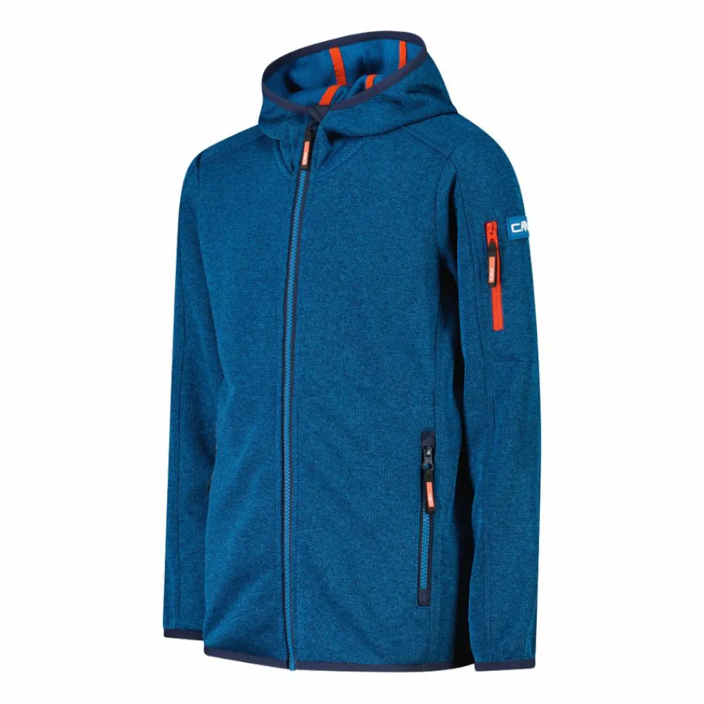 Jungen-Sweatshirt mit Kapuze aus Knit Tech Fleece>CMP Discount