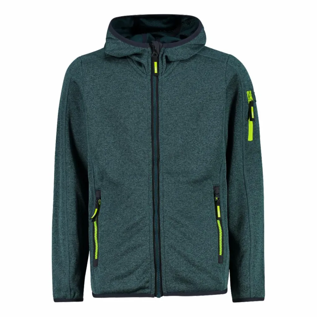 Jungen-Sweatshirt mit Kapuze aus Knit Tech Fleece>CMP Discount