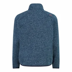 Kapuzenlose Jungen schweres Fleecejacke Knit-Tech in melierter Optik><noscript><img width=