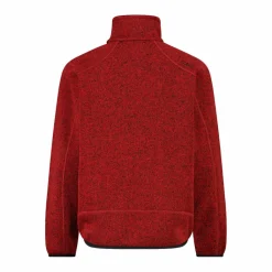 Kapuzenlose Jungen schweres Fleecejacke Knit-Tech in melierter Optik><noscript><img width=