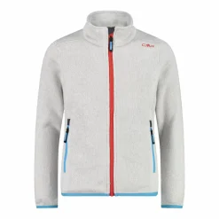 Kapuzenlose Mädchen schweres Fleecejacke Knit-Tech in melierter Optik>CMP Online