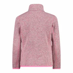 Kapuzenlose Mädchen schweres Fleecejacke Knit-Tech in melierter Optik><noscript><img width=