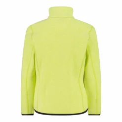 Kapuzenlose Mädchen schweres Fleecejacke Knit-Tech in melierter Optik><noscript><img width=