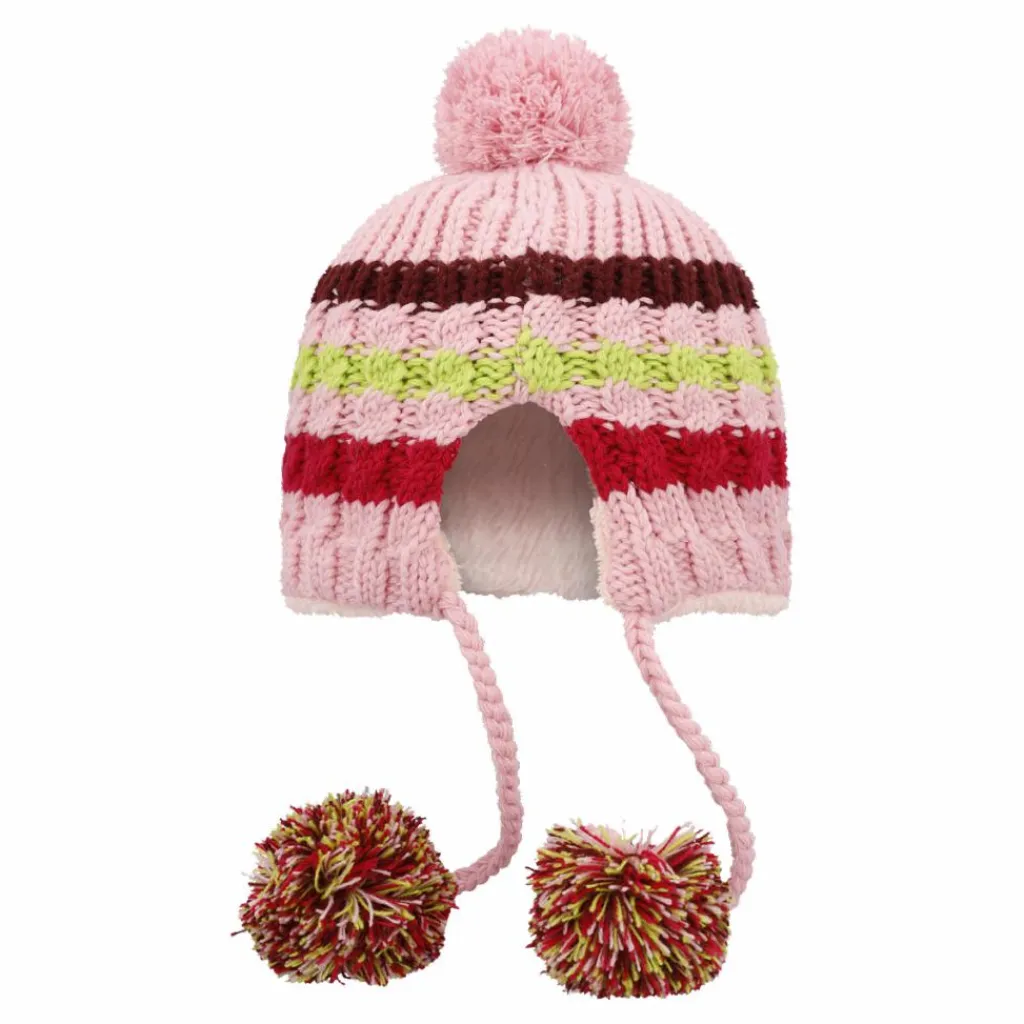 Kinder-Strickmütze mit Bommel>CMP Hot